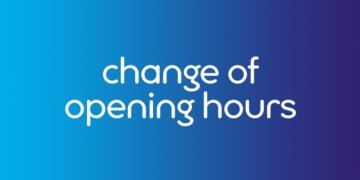 New Opening Hours – June 2020